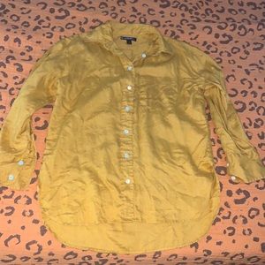 Banana Republic Oversized Linen Shirt XS Petite